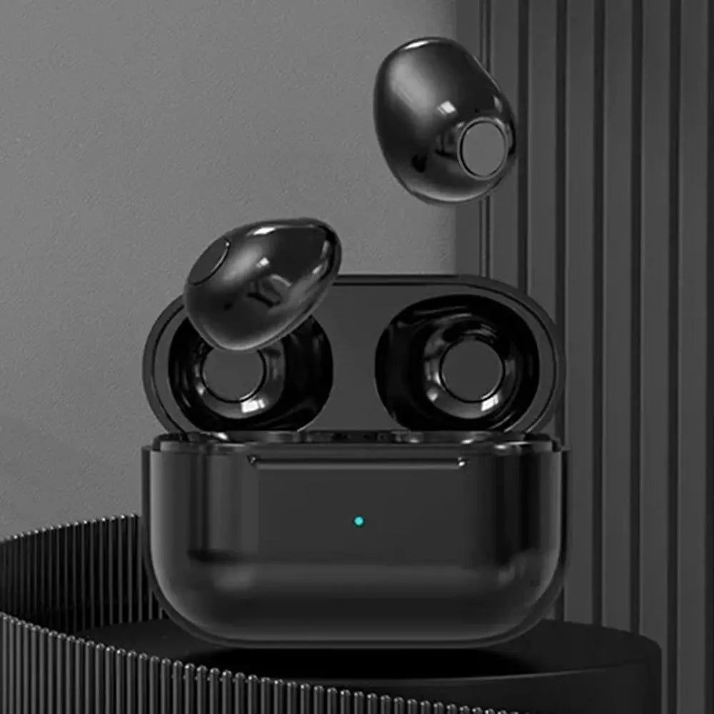 2026 Invisible Earphones Mini Headphones V5.2 Bluetooth TWS In-Ear Earbuds Noise Reduction Wireless Sleep In-Ear Earbuds with Micr