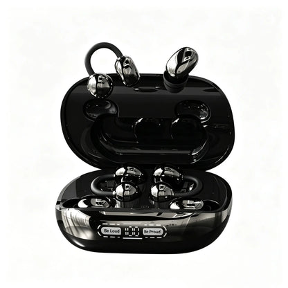 [Two Pairs of Wireless Earbuds] Comes with a Power Bank Charging Case; In-Ear and Clip-On Styles; Supports Reverse Phone Charging; Suitable for Both Exercise and Sleep; Bluetooth Music and Calls; Compatible with Android and Ios Systems.