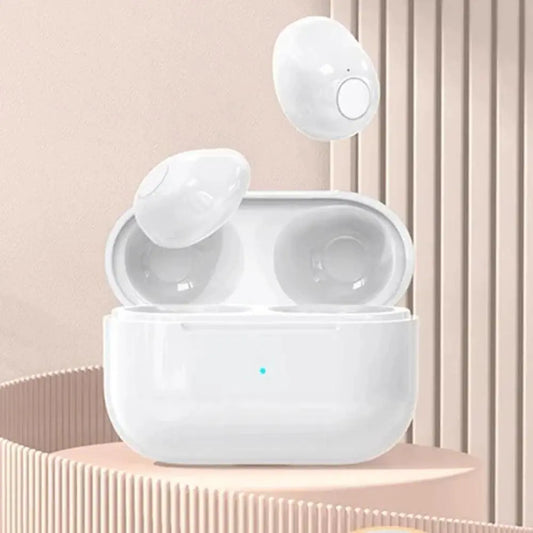 2026 Invisible Earphones Mini Headphones V5.2 Bluetooth TWS In-Ear Earbuds Noise Reduction Wireless Sleep In-Ear Earbuds with Micr