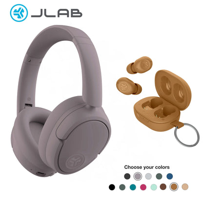 [Your Choice Bundle] Jlab Jbuds Lux ANC Headphones + Jbuds Mini Earbuds Bundle Summerwins