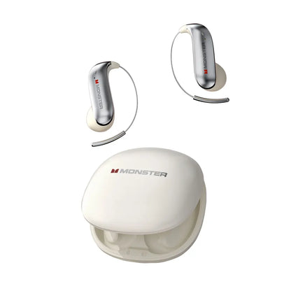 Monster Ear Buds - Bluetooth Headphones with Zero‑Gravity Titanium Ear‑Hook Design, Noise Isolation, 165H Playtime Wireless Earbuds Headset Bluetooth 6.0,Waterproof & Sweatproof, Ideal for Electronic Gifts for Men and Women - Summerwins - Dealsforyoudays